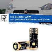 0 Luci posizione LED Abarth Grande punto  2007-2010: T10 GoldStar T10 (W5W) Goldstar Coppia LED Canbus Next Gen