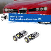 0 Luci posizione LED Alfa romeo 159 2005-2012: W5W Fly W5W: Lampadine LED Fly 6000k (Coppia)