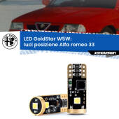 0 Luci posizione LED Alfa romeo 33  1990-1994: T10 GoldStar T10 (W5W) Goldstar Coppia LED Canbus Next Gen