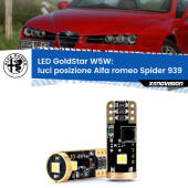 0 Luci posizione LED Alfa romeo Spider 939 2006-2010: T10 GoldStar T10 (W5W) Goldstar Coppia LED Canbus Next Gen