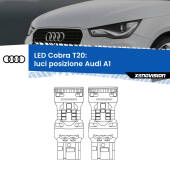 0 Luci posizione LED Audi A1 2010-2014: T20 Cobra T20: LED Cobra 6000k (Coppia)