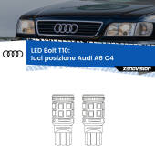 0 Luci posizione LED Audi A6 C4 1994-1997: T10 Bolt T10: LED Bolt 6000k (Coppia)