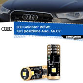 0 Luci posizione LED Audi A6 C7 2010-2018: T10 GoldStar T10 (W5W) Goldstar Coppia LED Canbus Next Gen
