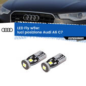 0 Luci posizione LED Audi A6 C7 2010-2018: W5W Fly W5W: Lampadine LED Fly 6000k (Coppia)