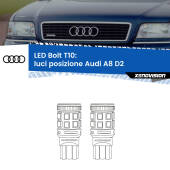0 Luci posizione LED Audi A8 D2 1994-2002: T10 Bolt T10: LED Bolt 6000k (Coppia)