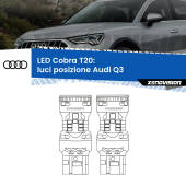 0 Luci posizione LED Audi Q3 2011-2018: T20 Cobra T20: LED Cobra 6000k (Coppia)