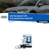 0 Luci posizione LED Audi Q3 2011-2018: T20 Pyramid T20 (7443 7440): XE Pyramid LED Kit per Luci Diurne DRL