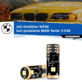 0 Luci posizione LED BMW Serie-3 E46 1998-2005: T10 GoldStar T10 (W5W) Goldstar Coppia LED Canbus Next Gen
