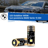 0 Luci posizione LED BMW Serie-5 E60 2003-2007: T10 GoldStar T10 (W5W) Goldstar Coppia LED Canbus Next Gen