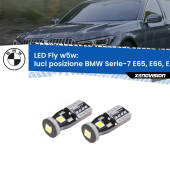 0 Luci posizione LED BMW Serie-7 E65, E66, E67 2001-2008: W5W Fly W5W: Lampadine LED Fly 6000k (Coppia)
