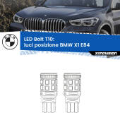 0 Luci posizione LED BMW X1 E84 2009-2015: T10 Bolt T10: LED Bolt 6000k (Coppia)