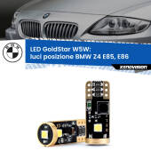 0 Luci posizione LED BMW Z4 E85, E86 2003-2008: T10 GoldStar T10 (W5W) Goldstar Coppia LED Canbus Next Gen