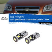 0 Luci posizione LED Chevrolet Aveo T250 2005-2011: W5W Fly W5W: Lampadine LED Fly 6000k (Coppia)