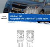 0 Luci posizione LED Chevrolet Cruze J300 2009-2019: T10 Bolt T10: LED Bolt 6000k (Coppia)