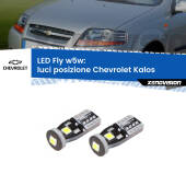 0 Luci posizione LED Chevrolet Kalos  2005-2008: W5W Fly W5W: Lampadine LED Fly 6000k (Coppia)