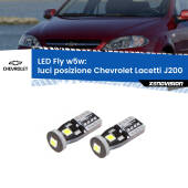 0 Luci posizione LED Chevrolet Lacetti J200 2002-2009: W5W Fly W5W: Lampadine LED Fly 6000k (Coppia)