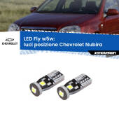 0 Luci posizione LED Chevrolet Nubira 2005-2011: W5W Fly W5W: Lampadine LED Fly 6000k (Coppia)