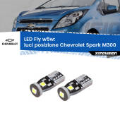 0 Luci posizione LED Chevrolet Spark M300 2009-2016: W5W Fly W5W: Lampadine LED Fly 6000k (Coppia)