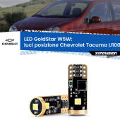 0 Luci posizione LED Chevrolet Tacuma U100 2005-2008: T10 GoldStar T10 (W5W) Goldstar Coppia LED Canbus Next Gen