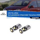 0 Luci posizione LED Chevrolet Tacuma U100 2005-2008: W5W Fly W5W: Lampadine LED Fly 6000k (Coppia)
