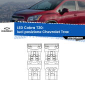 0 Luci posizione LED Chevrolet Trax  2012in poi: T20 Cobra T20: LED Cobra 6000k (Coppia)