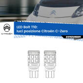 0 Luci posizione LED Citroën C-Zero 2010-2019: T10 Bolt T10: LED Bolt 6000k (Coppia)