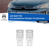 0 Luci posizione LED Citroën C4 Aircross 2010-2018: T10 Bolt T10: LED Bolt 6000k (Coppia)