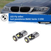 0 Luci posizione LED con fari alogeni BMW Serie-3 E90: W5W Fly W5W: Lampadine LED Fly 6000k (Coppia)
