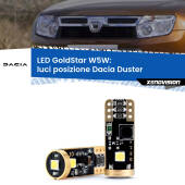 0 Luci posizione LED Dacia Duster  senza luci diurne: T10 GoldStar T10 (W5W) Goldstar Coppia LED Canbus Next Gen