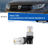 0 Luci posizione LED Dacia Sandero II 2012in poi: T20 Bolt T20: Bolt LED 6000k (Coppia)