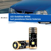0 Luci posizione LED Dacia Solenza 2003in poi: T10 GoldStar T10 (W5W) Goldstar Coppia LED Canbus Next Gen