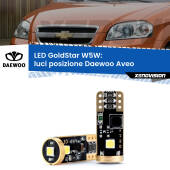 0 Luci posizione LED Daewoo Aveo 2002-2005: T10 GoldStar T10 (W5W) Goldstar Coppia LED Canbus Next Gen