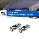 0 Luci posizione LED Daewoo Evanda 2002-2005: W5W Fly W5W: Lampadine LED Fly 6000k (Coppia)