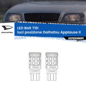 0 Luci posizione LED Daihatsu Applause II 1997-2000: T10 Bolt T10: LED Bolt 6000k (Coppia)
