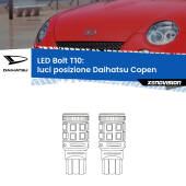 0 Luci posizione LED Daihatsu Copen  2003-2012: T10 Bolt T10: LED Bolt 6000k (Coppia)