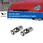 0 Luci posizione LED Daihatsu Copen  2003-2012: W5W Fly W5W: Lampadine LED Fly 6000k (Coppia)