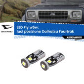 0 Luci posizione LED Daihatsu Fourtrak 1985-1998: W5W Fly W5W: Lampadine LED Fly 6000k (Coppia)