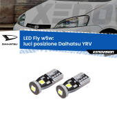 0 Luci posizione LED Daihatsu YRV 2000-2005: W5W Fly W5W: Lampadine LED Fly 6000k (Coppia)