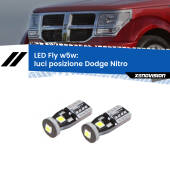 0 Luci posizione LED Dodge Nitro  2006-2012: W5W Fly W5W: Lampadine LED Fly 6000k (Coppia)