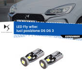 0 Luci posizione LED DS DS 3 2015in poi: W5W Fly W5W: Lampadine LED Fly 6000k (Coppia)