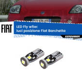 0 Luci posizione LED Fiat Barchetta  1995-2005: W5W Fly W5W: Lampadine LED Fly 6000k (Coppia)