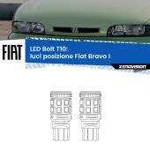 0 Luci posizione LED Fiat Bravo I 1995-2001: T10 Bolt T10: LED Bolt 6000k (Coppia)