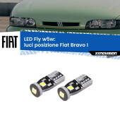 0 Luci posizione LED Fiat Bravo I 1995-2001: W5W Fly W5W: Lampadine LED Fly 6000k (Coppia)
