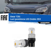0 Luci posizione LED Fiat Doblo 263 2015-2016: T20 Bolt T20: Bolt LED 6000k (Coppia)