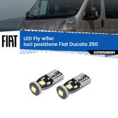 0 Luci posizione LED Fiat Ducato 250 2006-2013: W5W Fly W5W: Lampadine LED Fly 6000k (Coppia)