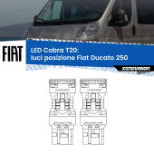 0 Luci posizione LED Fiat Ducato 250 2014-2018: T20 Cobra T20: LED Cobra 6000k (Coppia)