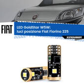 0 Luci posizione LED Fiat Fiorino 225 2008-2021: T10 GoldStar T10 (W5W) Goldstar Coppia LED Canbus Next Gen