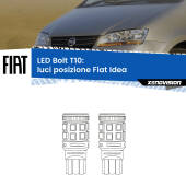 0 Luci posizione LED Fiat Idea  2003-2015: T10 Bolt T10: LED Bolt 6000k (Coppia)