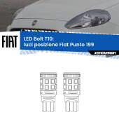 0 Luci posizione LED Fiat Punto 199 2012-2018: T10 Bolt T10: LED Bolt 6000k (Coppia)