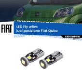0 Luci posizione LED Fiat Qubo 2008-2021: W5W Fly W5W: Lampadine LED Fly 6000k (Coppia)